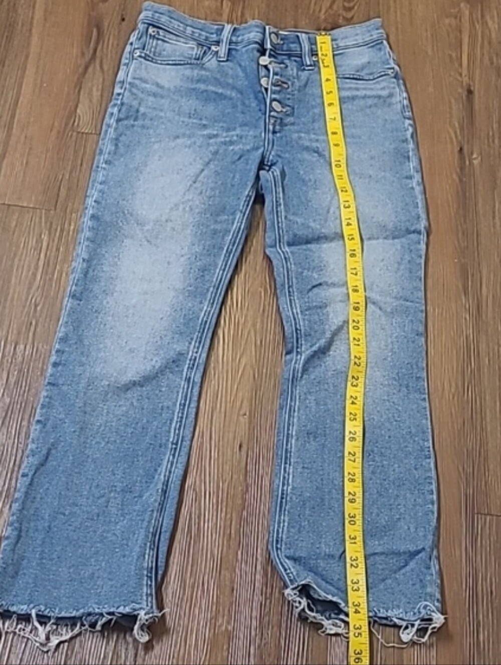 J.crew denim Blue Denim‎ Jeans with Frayed Hem used good condition. for women